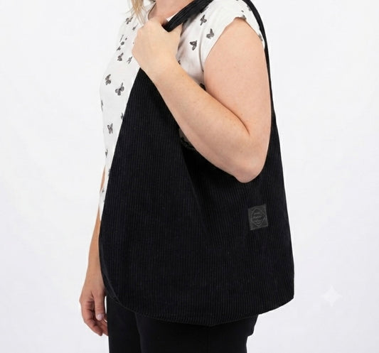 Shopper Cord Schwarz