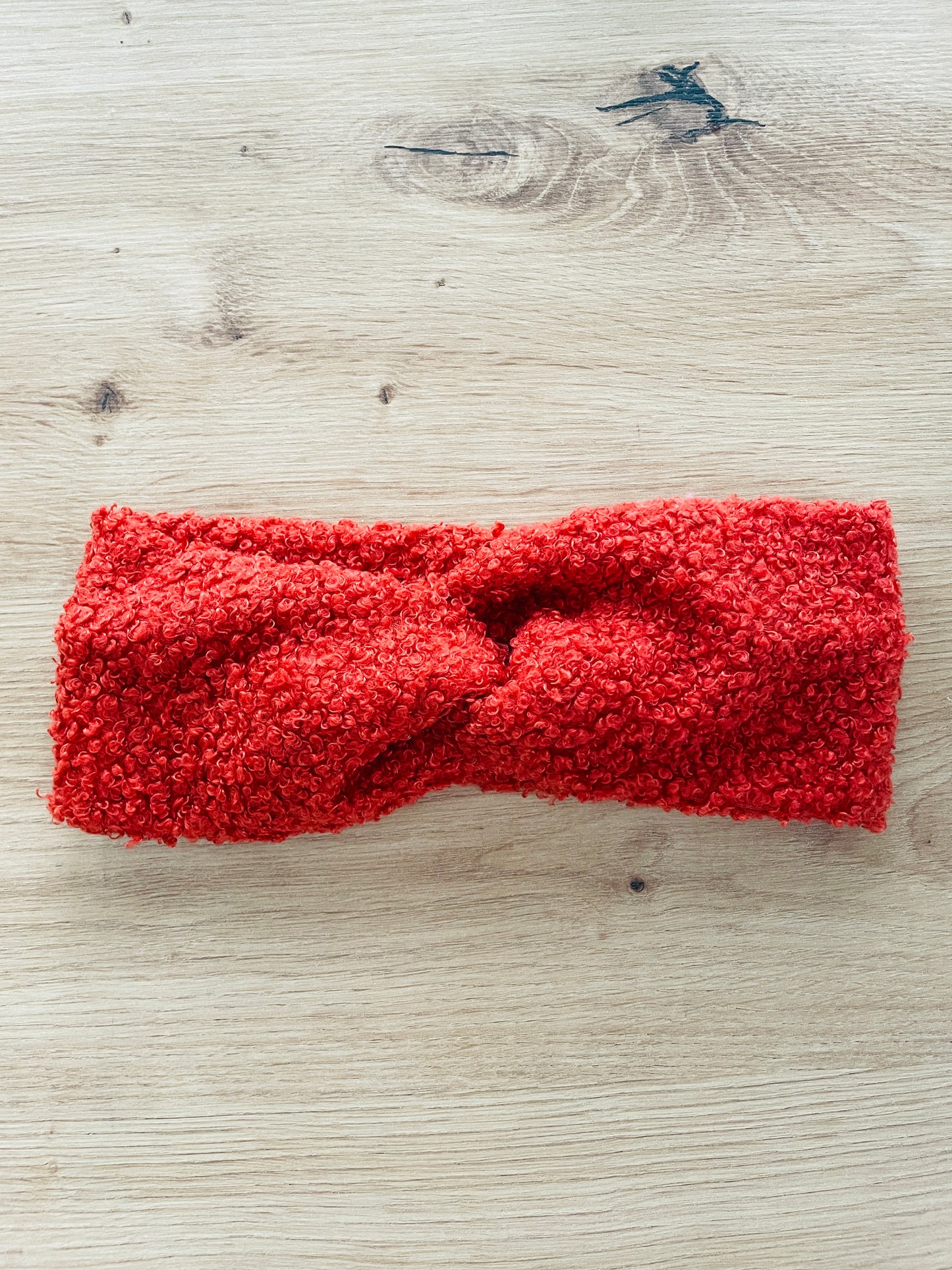 Stirnband „Boucle terracotta"