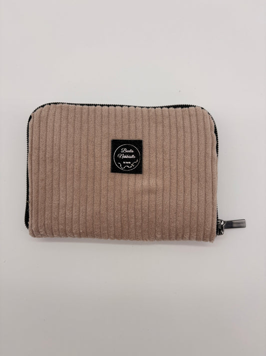 Geldbeutel Cord Beige