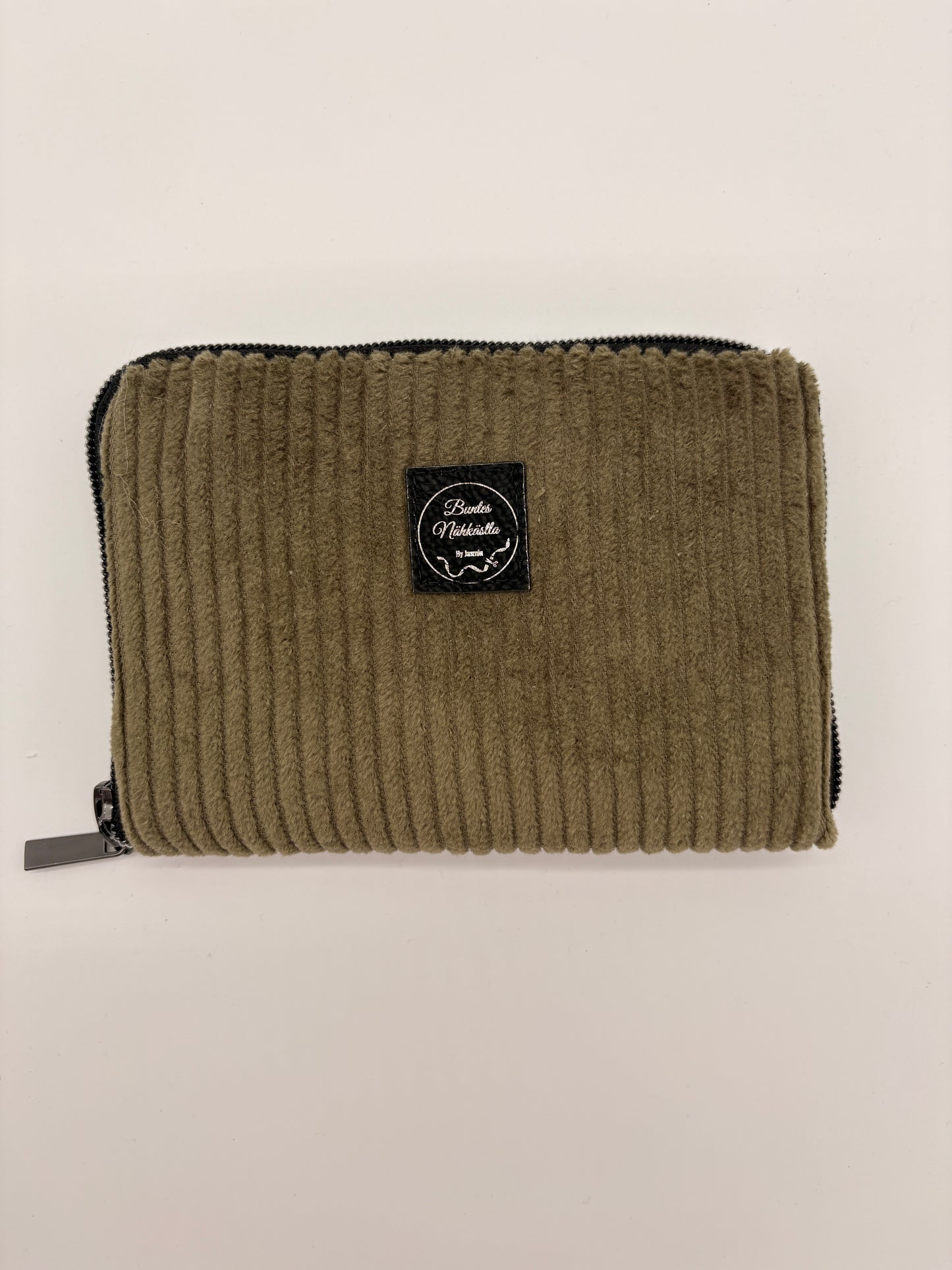 Geldbeutel Cord Oliv