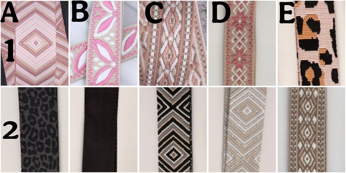 Crossbody Bag Cord Rosa