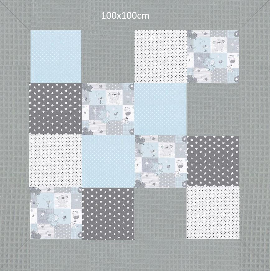 Patchwork-Krabbeldecke Baby